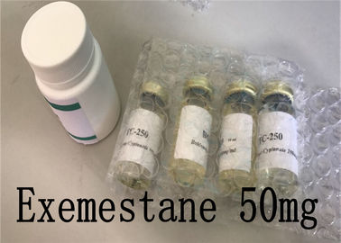 중국 Exemestane 50mg 근육 성장 스테로이드 Aromasin 알약 Aromatase 억제물 반대로 에스트로겐 협력 업체